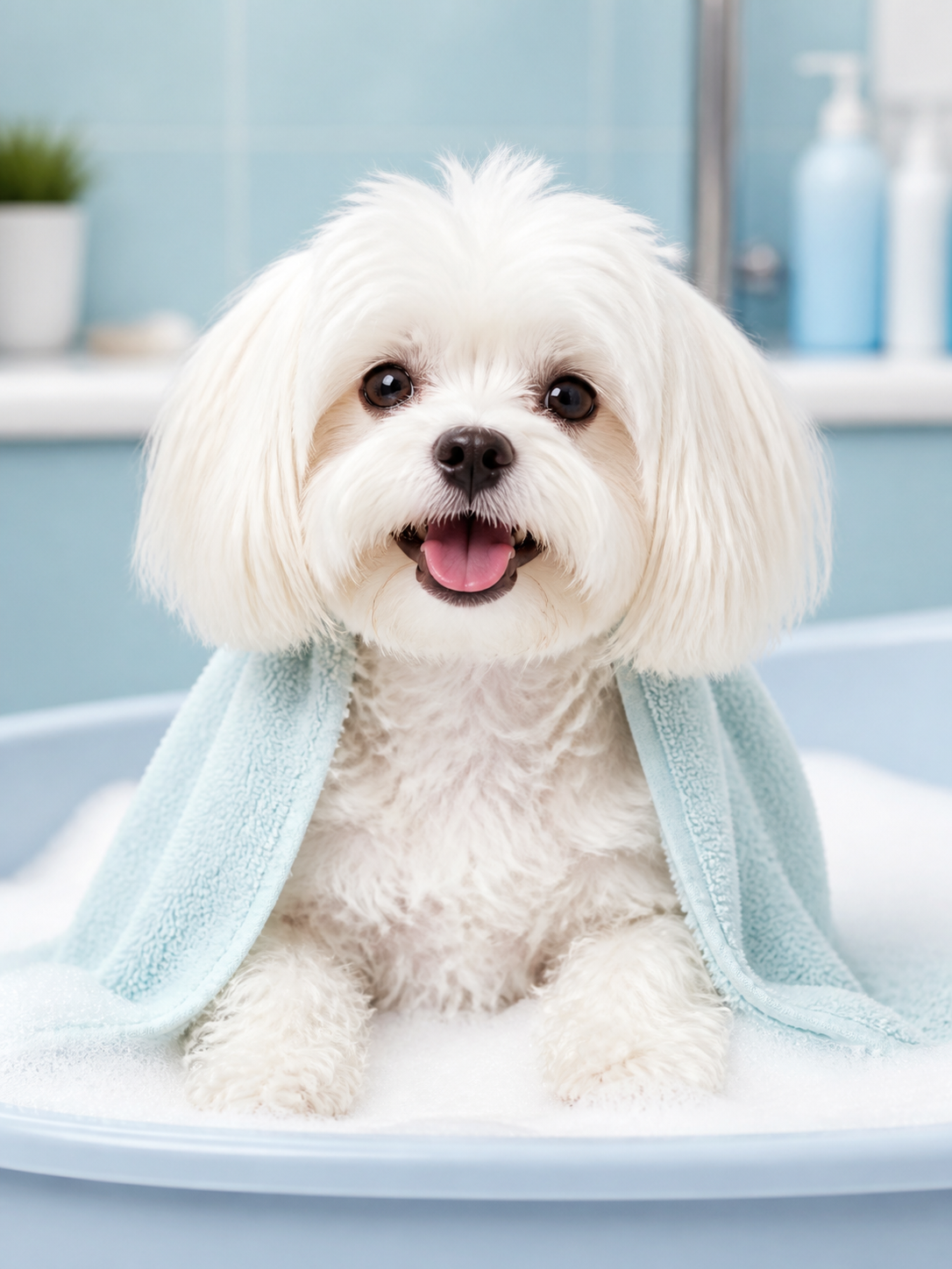 Photo illustrating Bath & Blow Dry